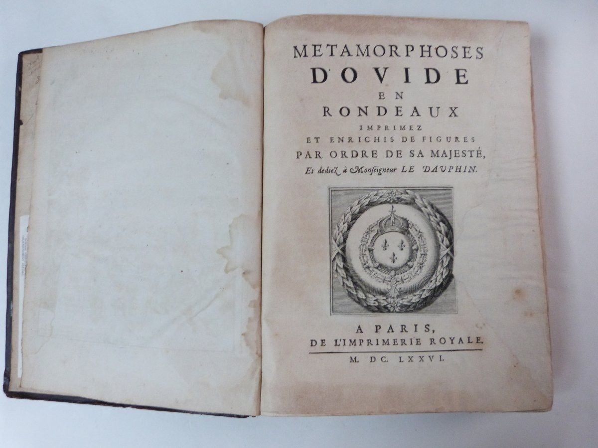 Benserade Métamorphoses d'Ovide 1676 Edition  Originale  illustrée -photo-4