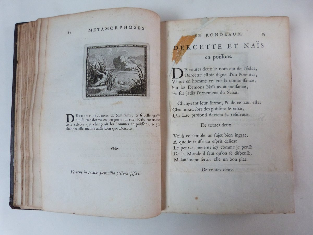 Benserade Métamorphoses d'Ovide 1676 Edition  Originale  illustrée -photo-5