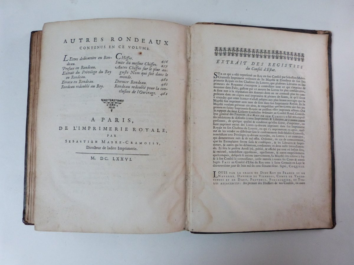 Benserade Métamorphoses d'Ovide 1676 Edition  Originale  illustrée -photo-7