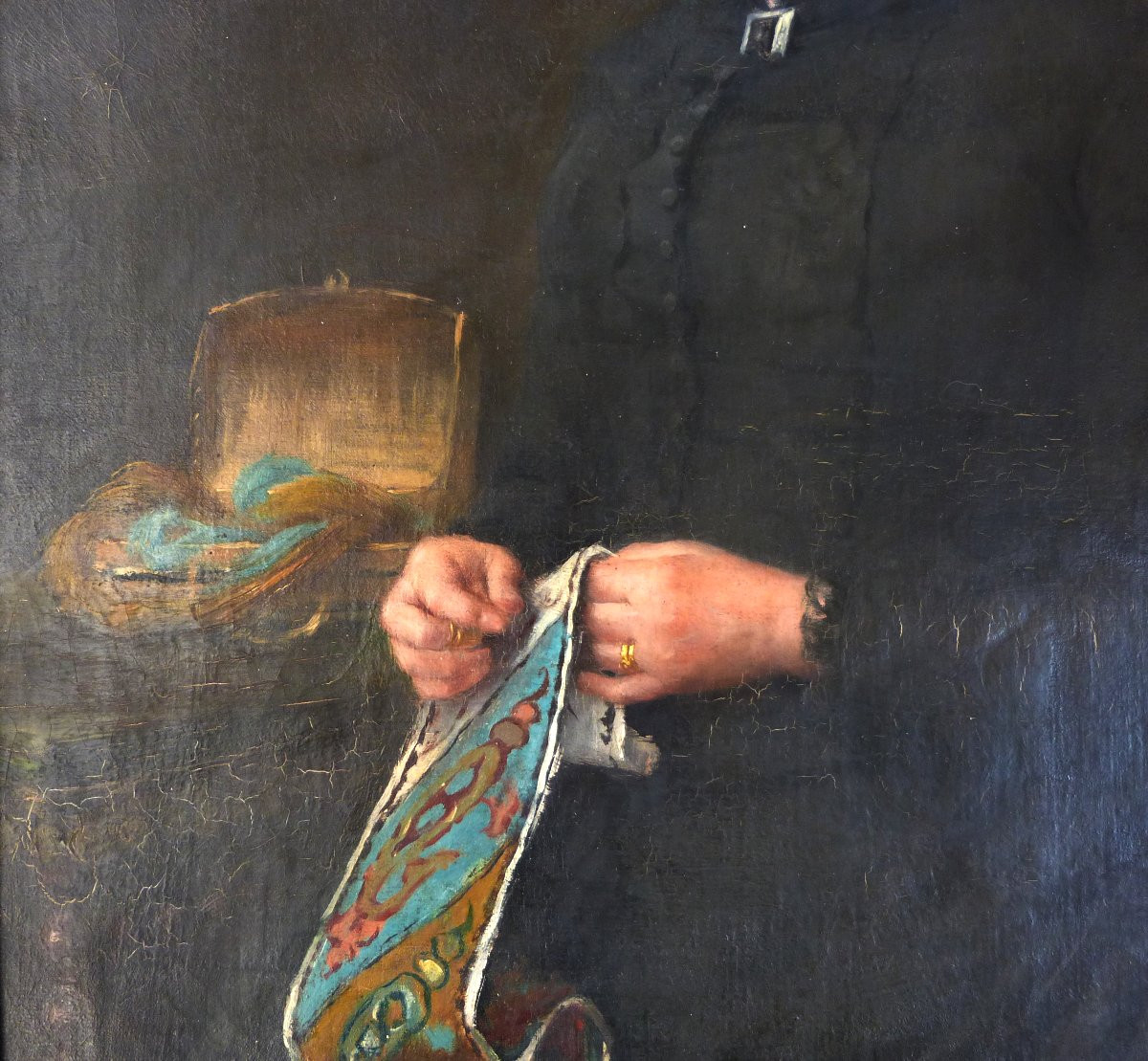Félix Lacaille, Oil On Canvas, Dated 1889 -photo-4