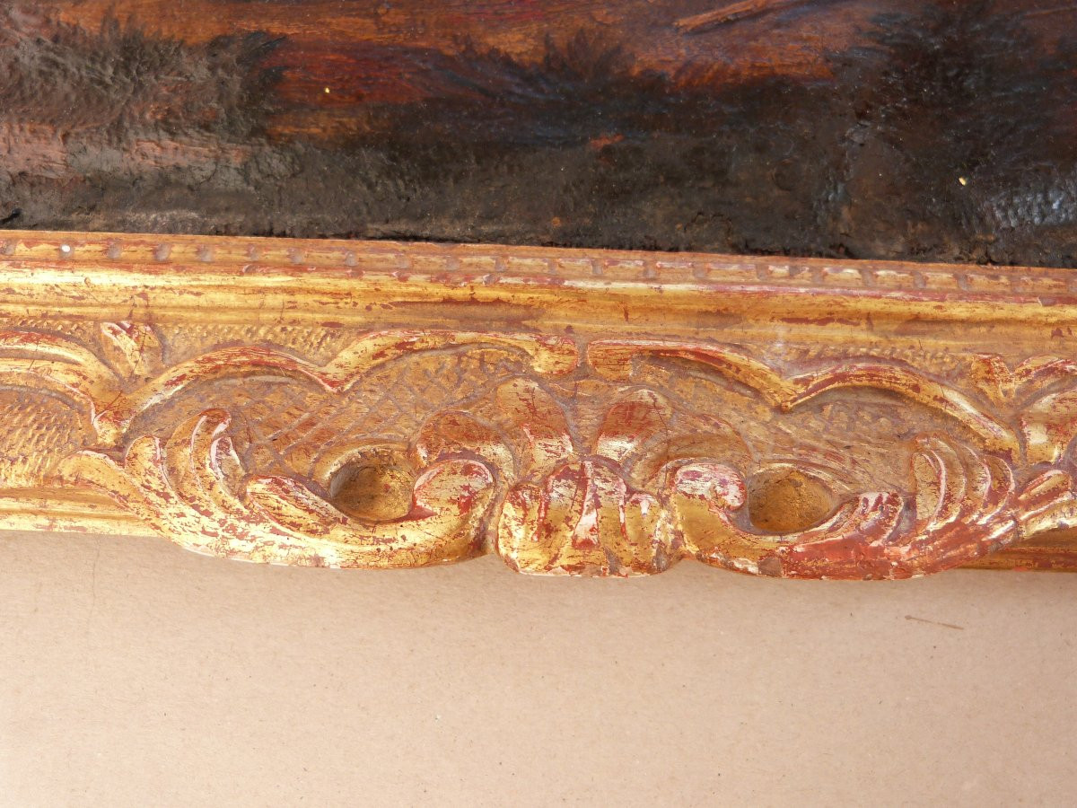 Scène de bataille école française du XVIIeme siècle -photo-4