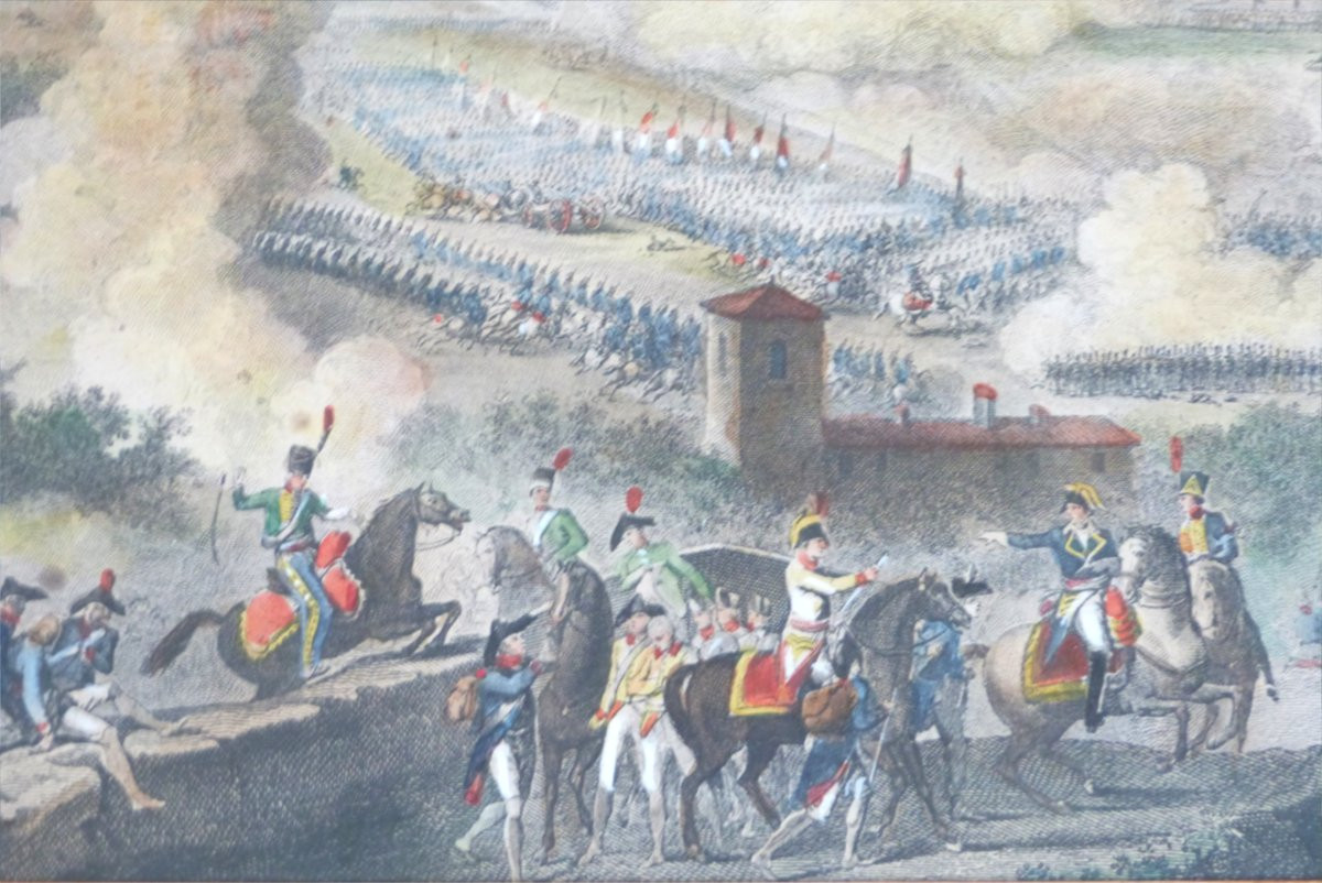 Carl Vernet Hand-colored Engravings Of Napoleonic Battles -photo-3
