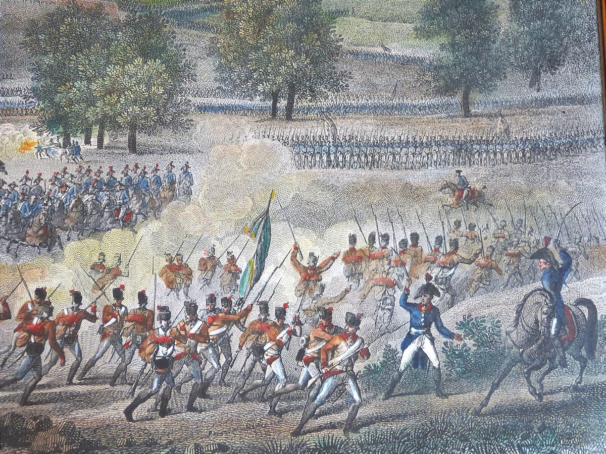 Carl Vernet Hand-colored Engravings Of Napoleonic Battles -photo-7