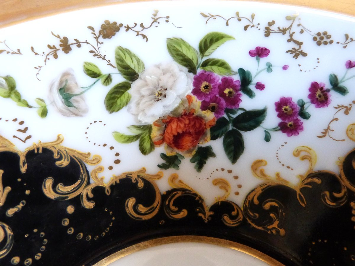 Aiguière et bassin en porcelaine de Paris Jacob Petit milieu XIXeme -photo-5