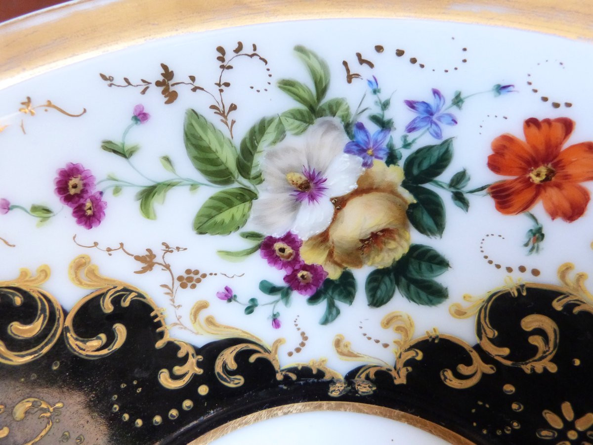 Aiguière et bassin en porcelaine de Paris Jacob Petit milieu XIXeme -photo-6