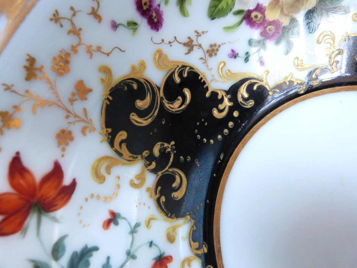 Aiguière et bassin en porcelaine de Paris Jacob Petit milieu XIXeme -photo-7