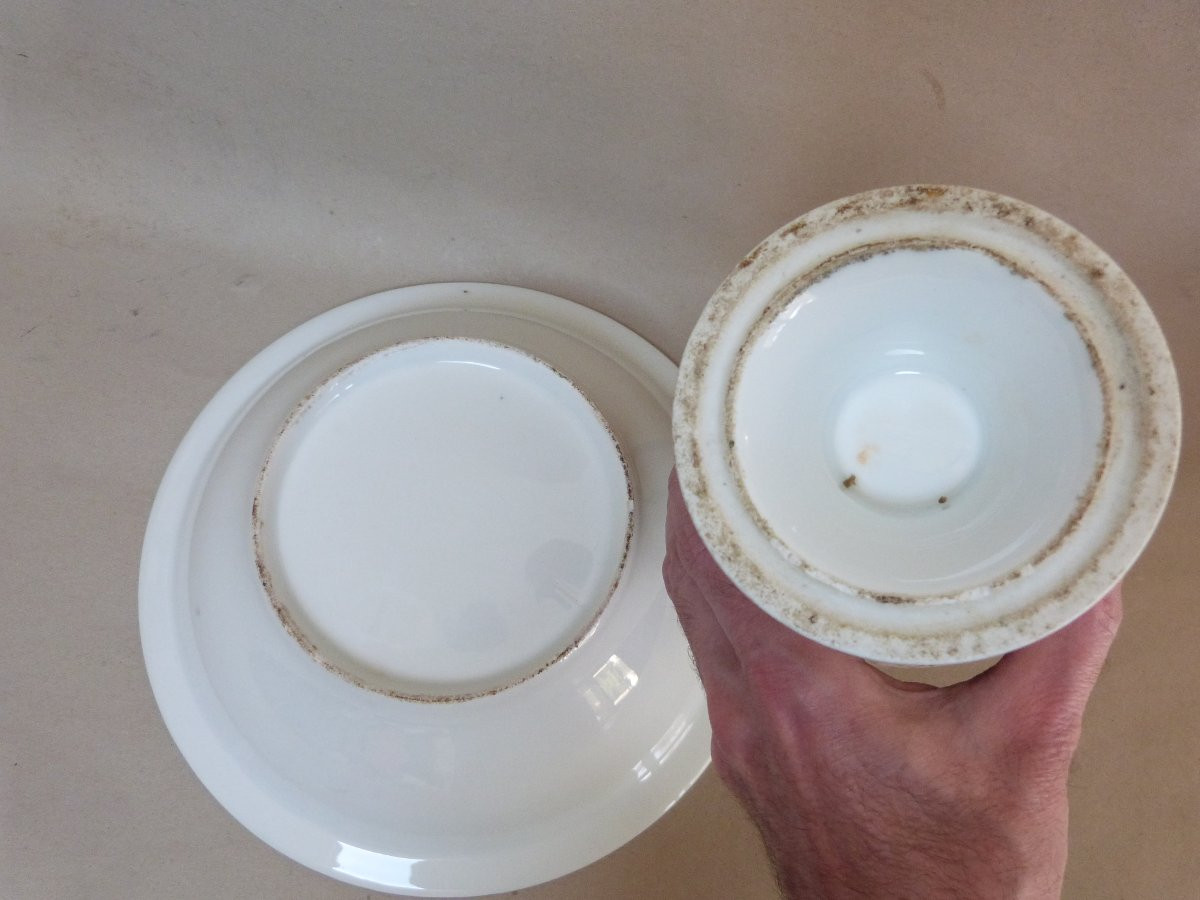 Aiguière et bassin en porcelaine de Paris Jacob Petit milieu XIXeme -photo-8