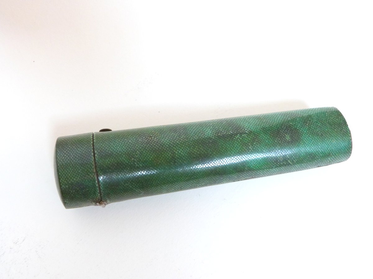 Empty 18th-century Shagreen Case For A Bottle -photo-2