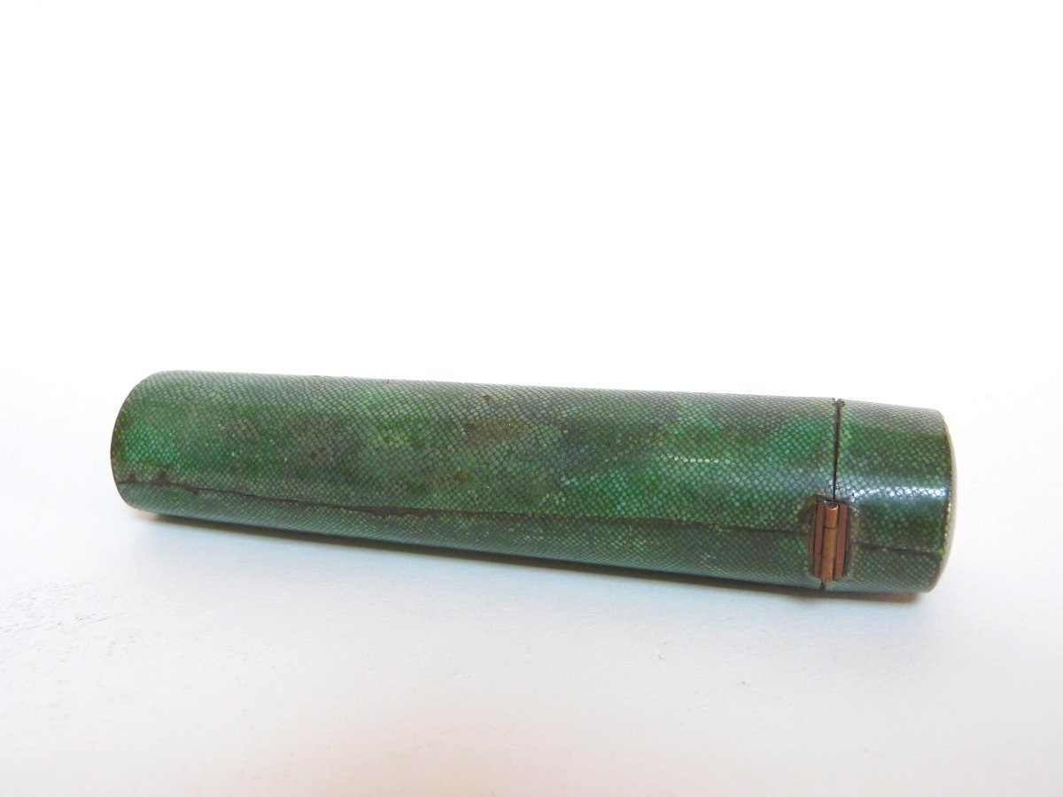 Empty 18th-century Shagreen Case For A Bottle -photo-3