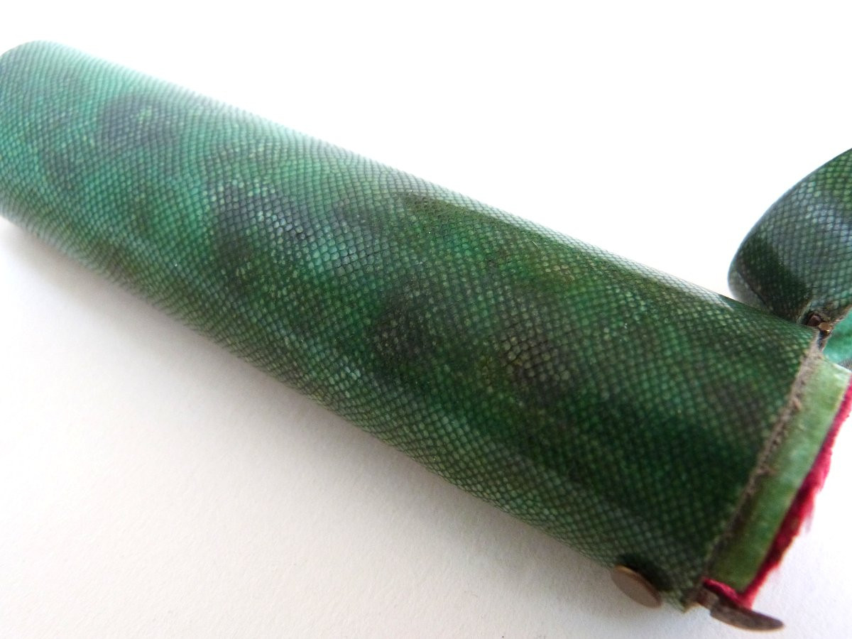 Empty 18th-century Shagreen Case For A Bottle -photo-1