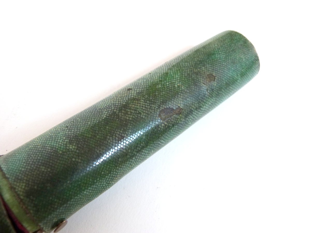 Empty 18th-century Shagreen Case For A Bottle -photo-3
