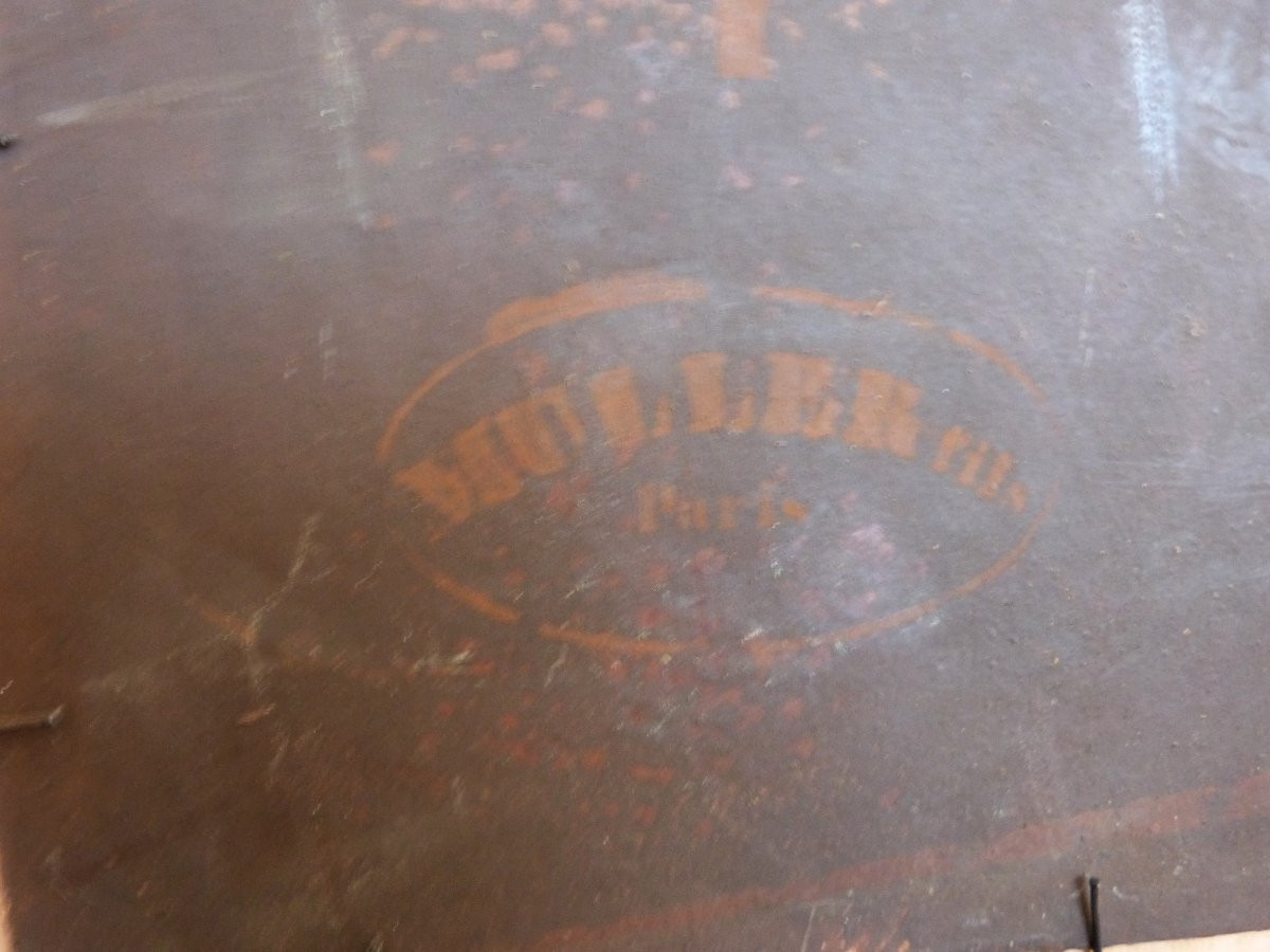 Louis Devedeux scène galante dans le style de Watteau milieu XIXeme -photo-8