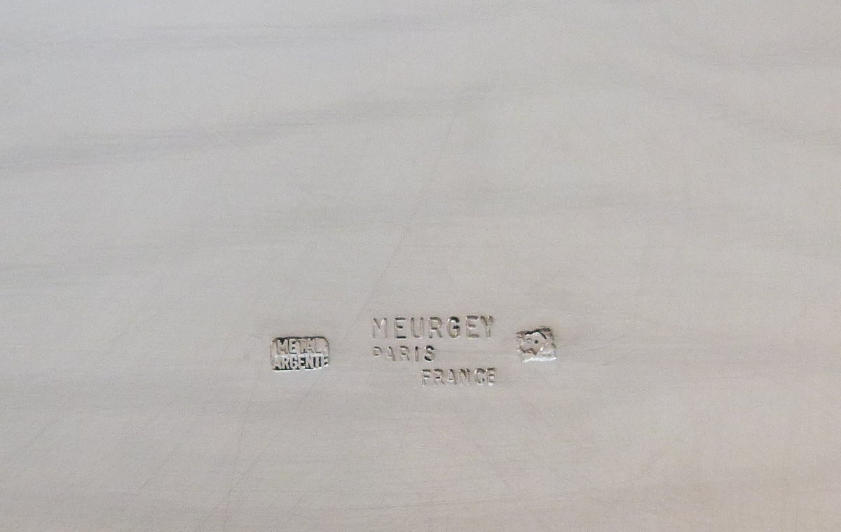 Meurgey Paris Silversmith Silver-plated Metal Cooler -photo-1