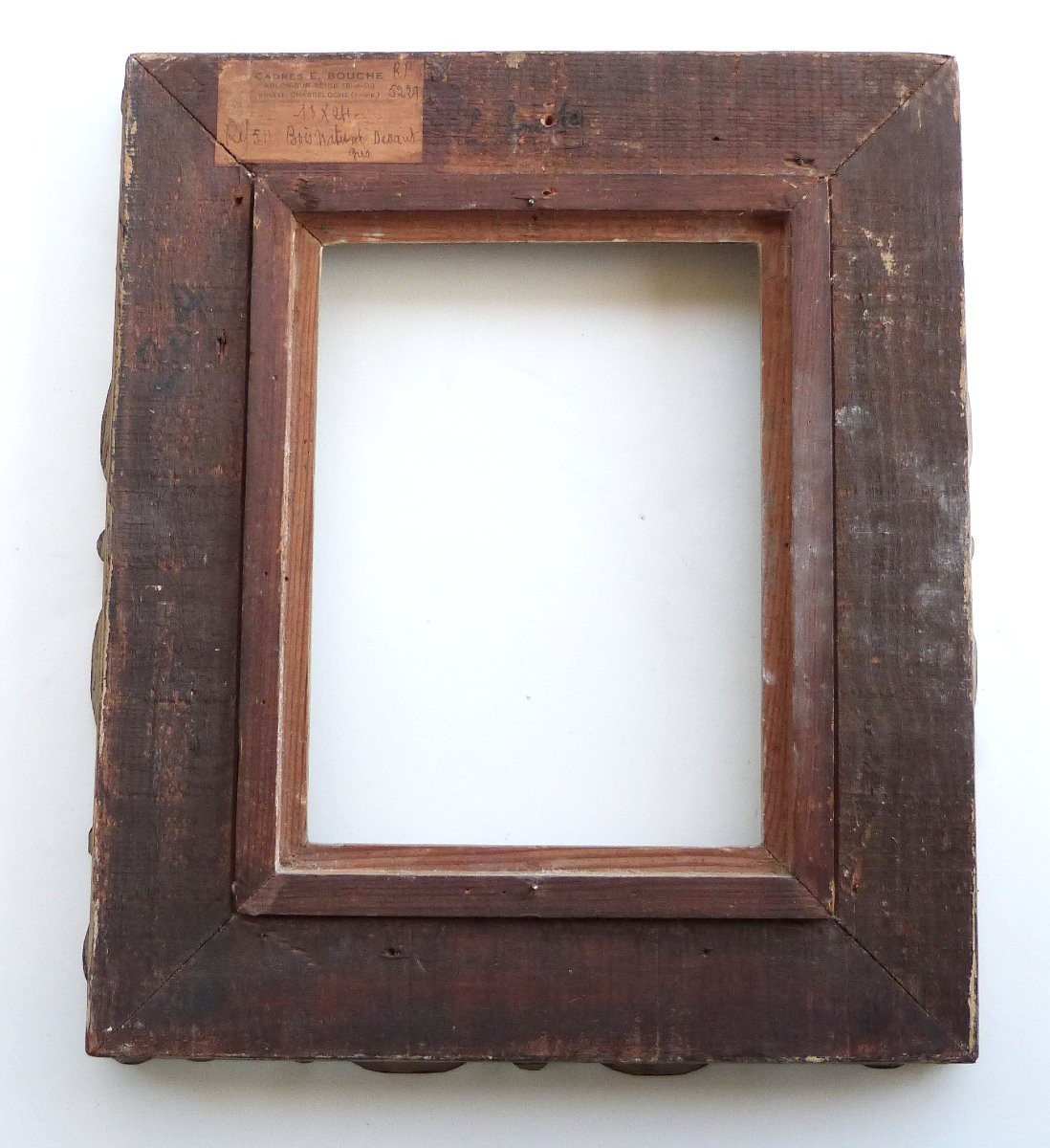 Emile Bouche cadre Montparnasse en bois sculpté des années 40 format 2 F-photo-1