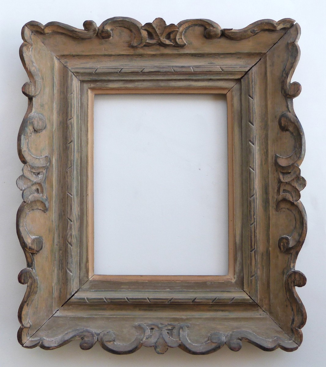 Emile Bouche cadre Montparnasse en bois sculpté des années 40 format 2 F