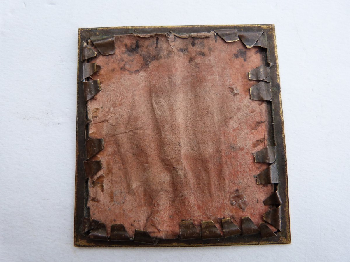 Miniature portrait d'homme d'époque restauration début du XIXeme siècle -photo-4