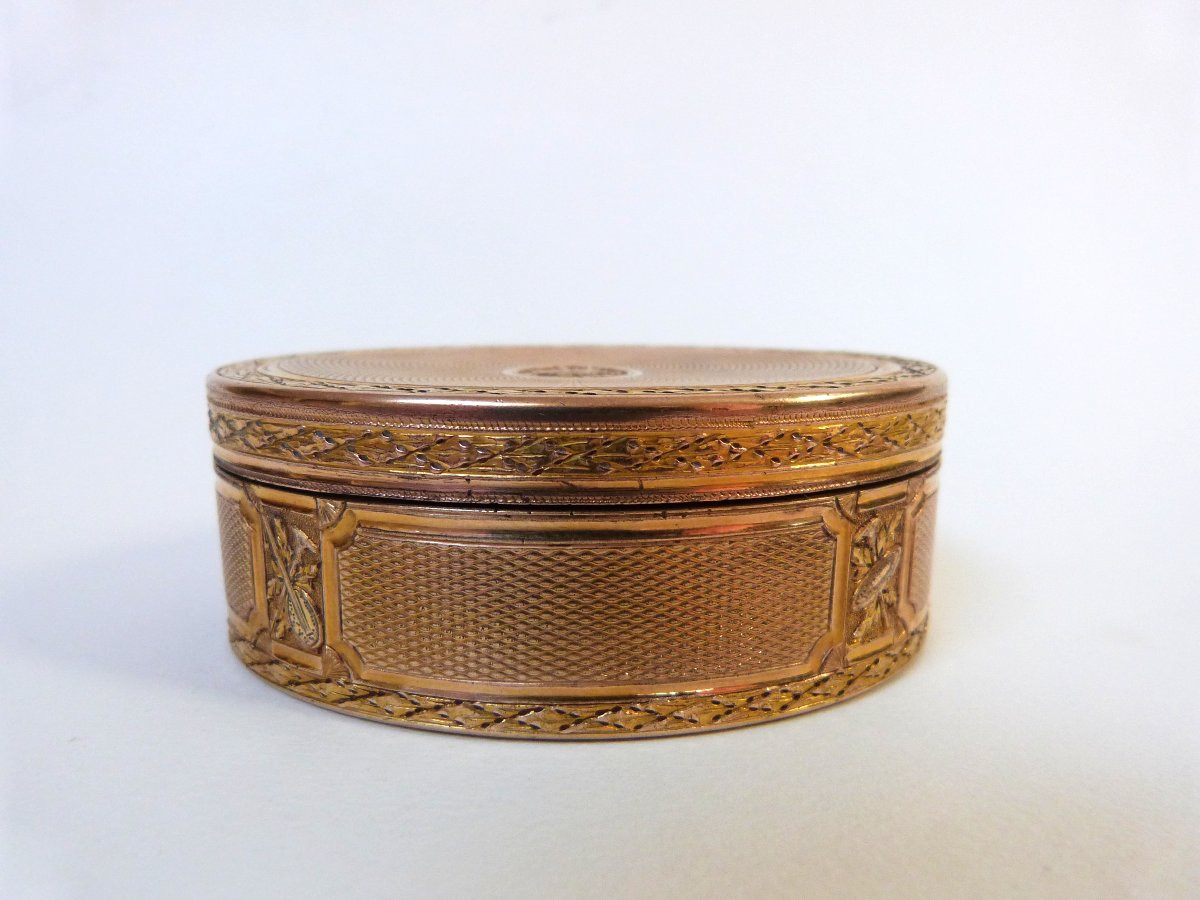 Boite tabatière en Pomponne de la fin du XVIIIeme -photo-3