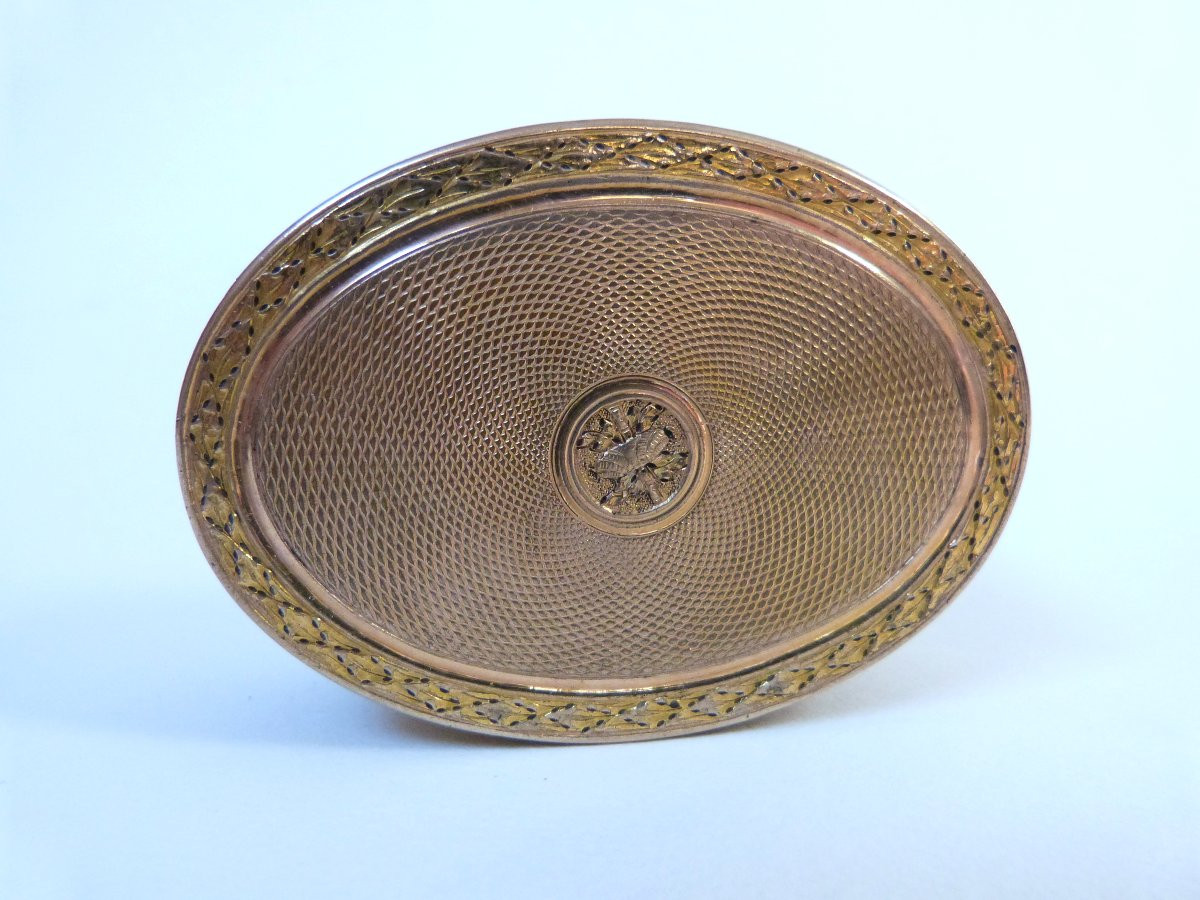 Boite tabatière en Pomponne de la fin du XVIIIeme -photo-1