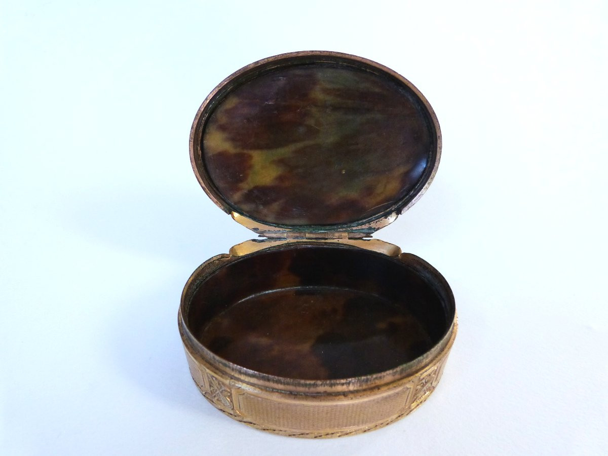 Boite tabatière en Pomponne de la fin du XVIIIeme -photo-3