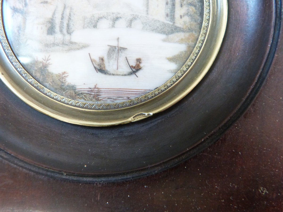 Miniature paysage du XIXeme siècle -photo-4