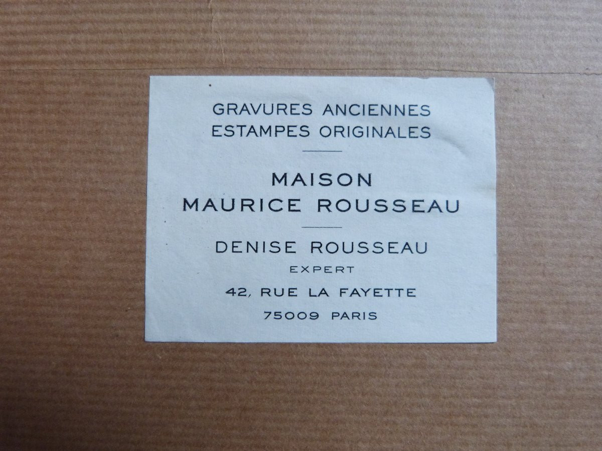 Huquier - Watteau Pair Of Engravings Apollo And Diana 18th Century-photo-8