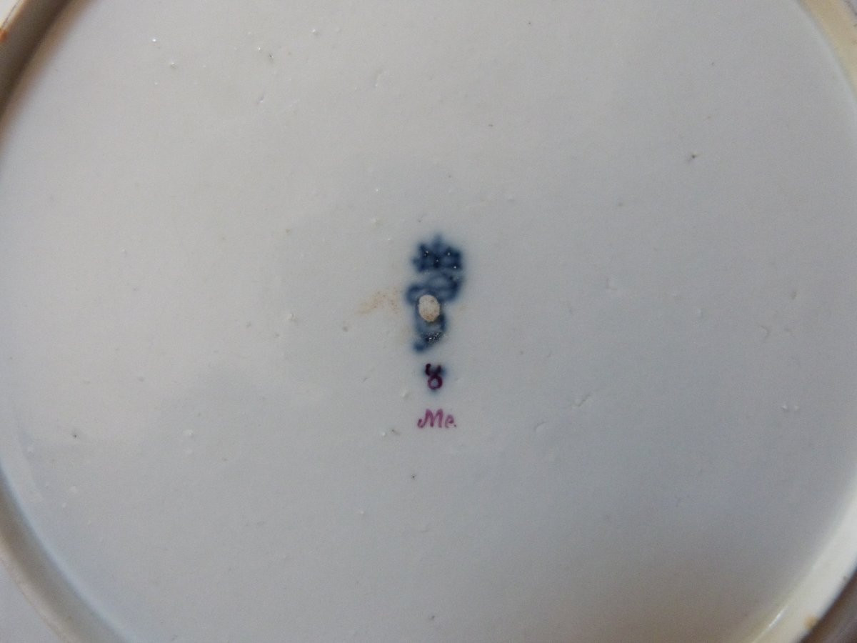 Frankenthal Pair Of Porcelain Plates 18th Century Hannong-photo-8