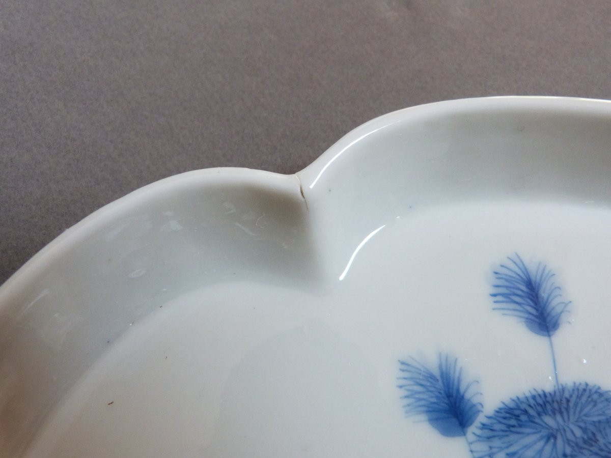 Seto Porcelain Tray Japan Late 19th Century Meiji Period-photo-2