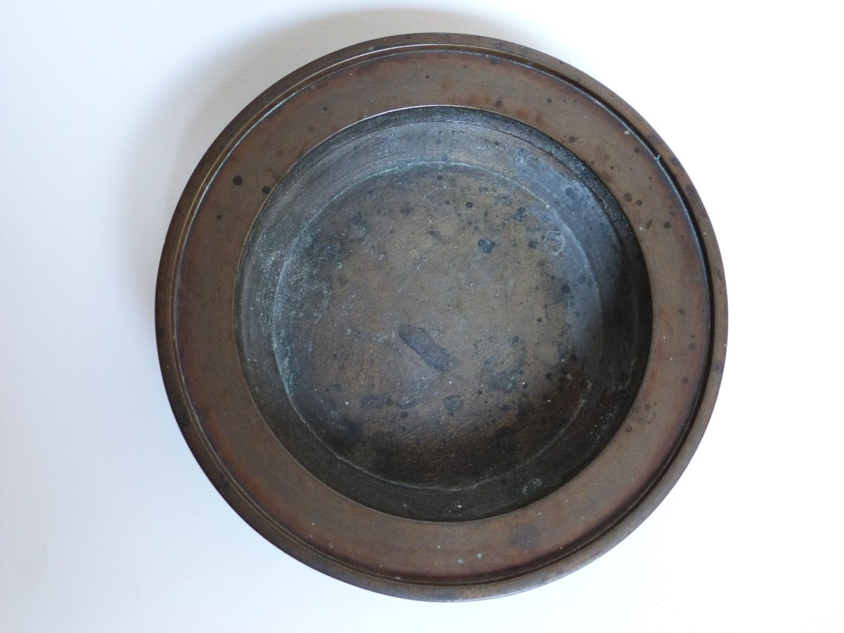 Hibachi Bronze Brazier Perfume Burner Japan Meiji Period-photo-3