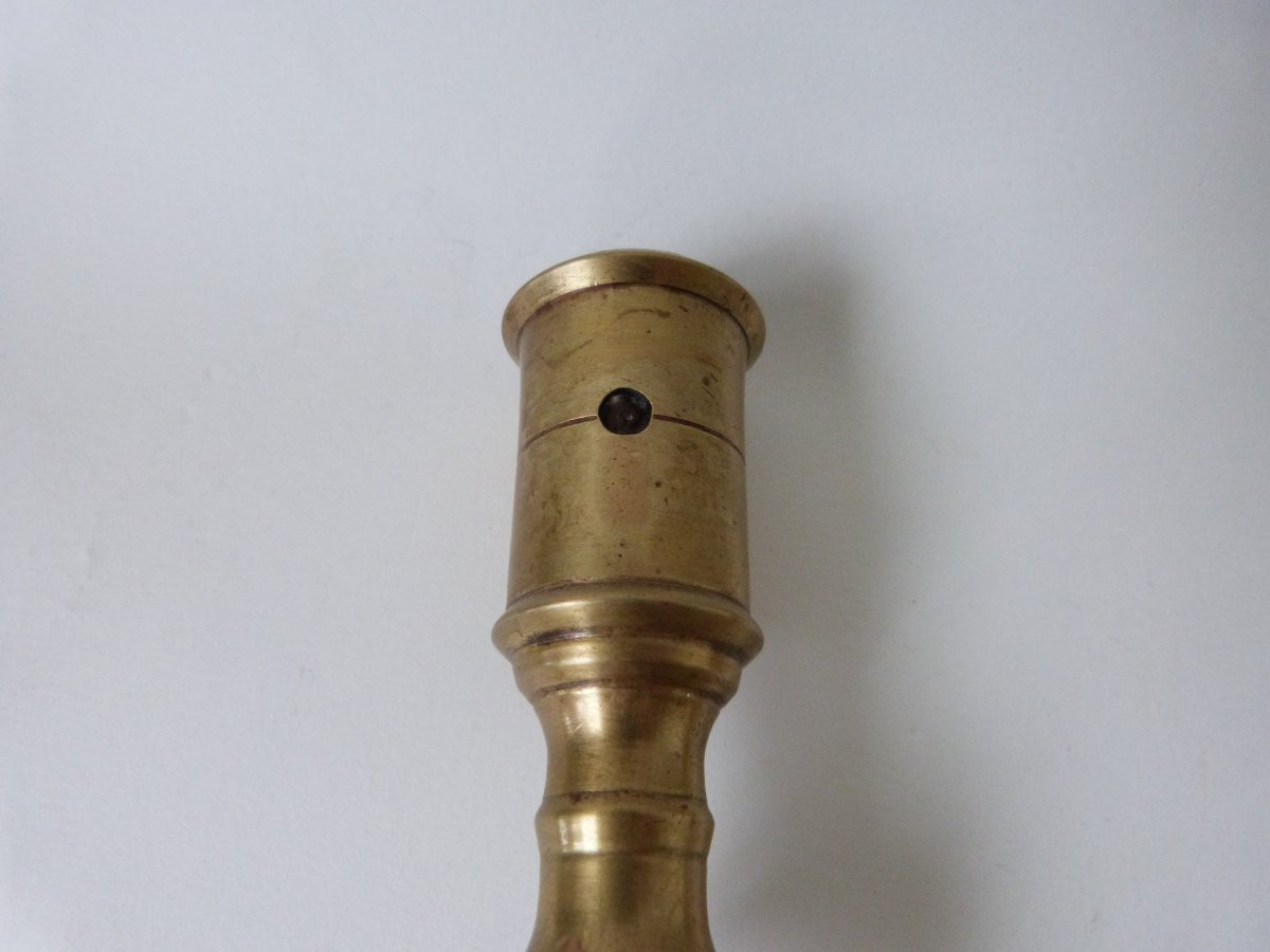 Pair Of Louis XIV Period Bronze Torches-photo-2