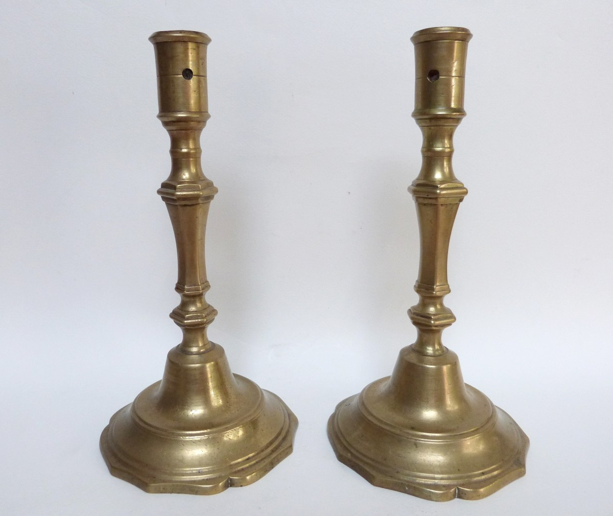 Pair Of Louis XIV Period Bronze Torches