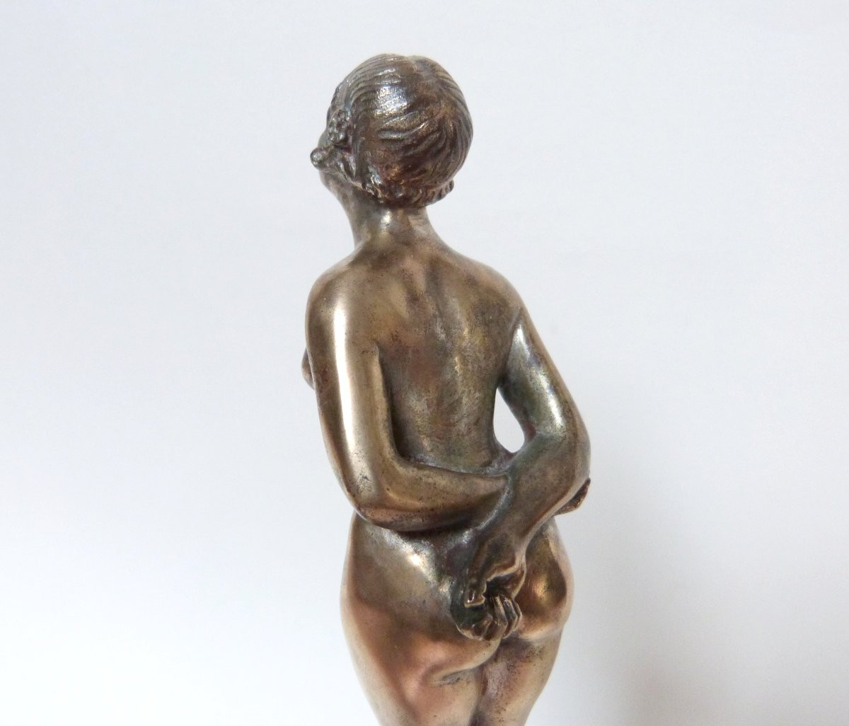 René Papa Art Deco Bronze Female Nude Circa 1930-photo-4
