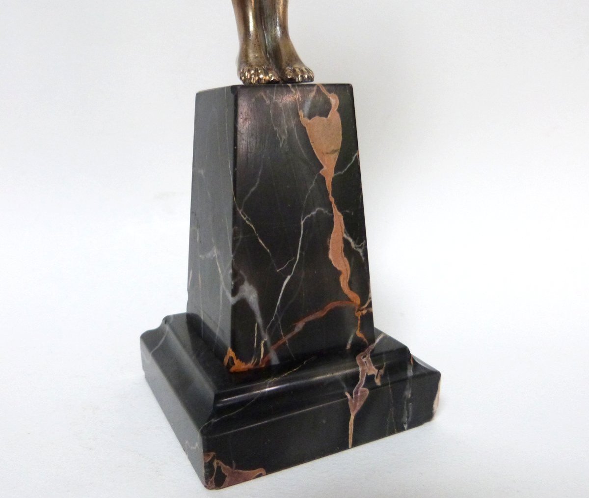 René Papa Art Deco Bronze Female Nude Circa 1930-photo-6