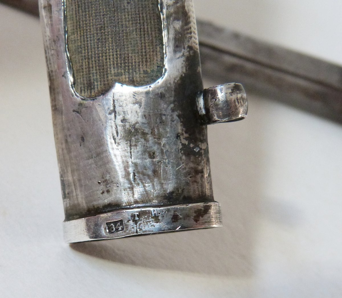 Kinzal Wedding Dagger Russia Caucasus 19th Century Sterling Silver Niello-photo-7