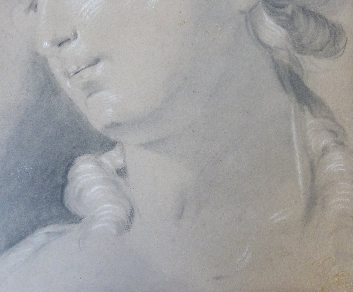 Original Drawing Portrait Of A Young Girl-photo-4