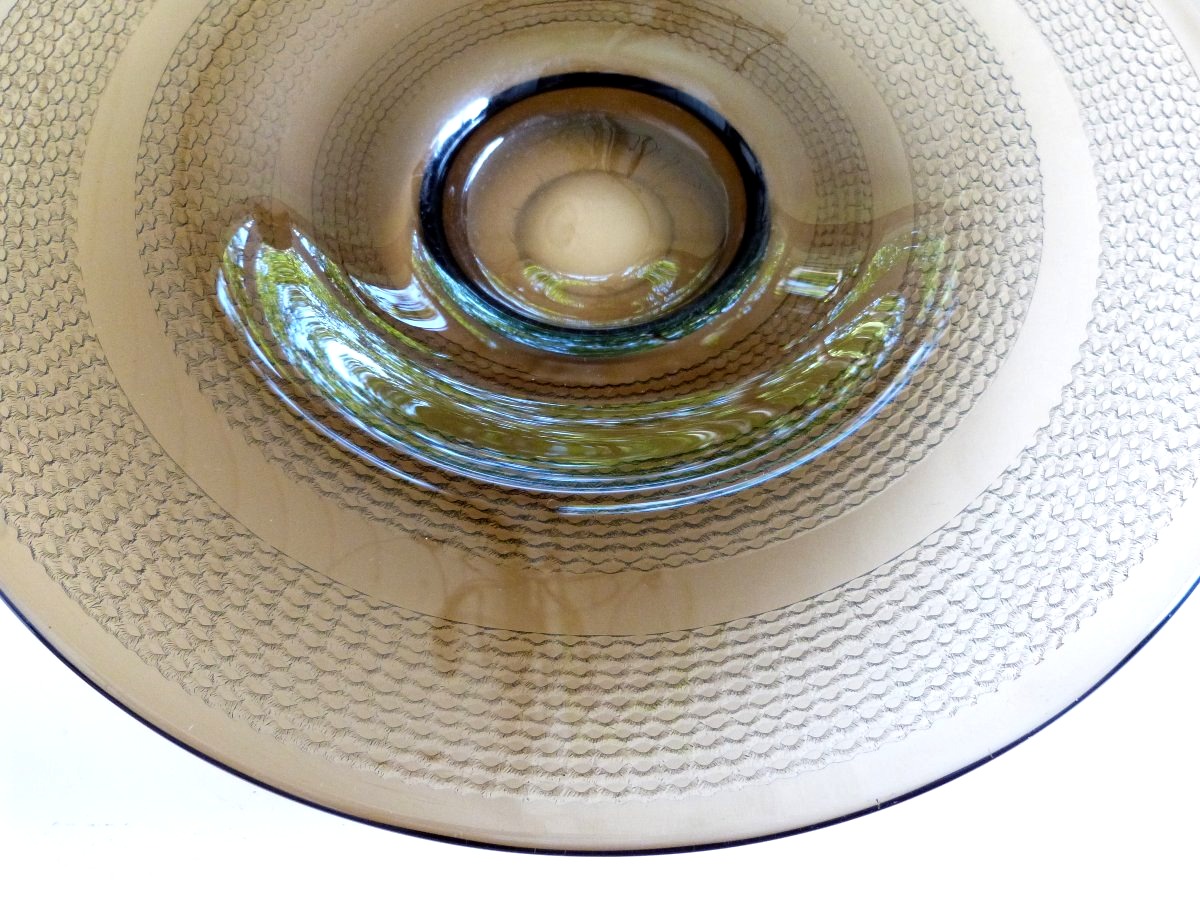 Daum Large Art Deco Acid-etched Glass Bowl-photo-3
