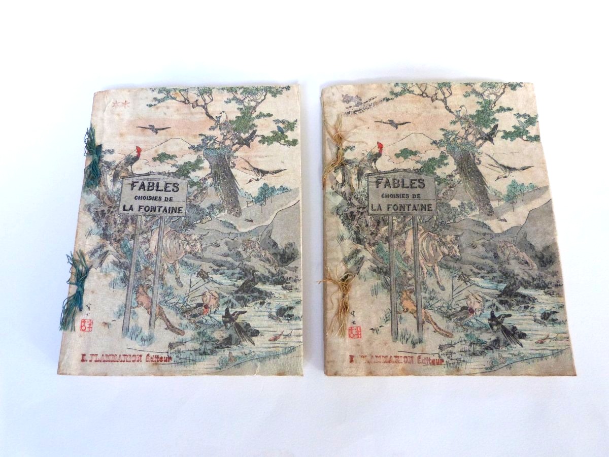 Fables By La Fontaine, Illustrated By Tokyo’s Finest Artists, 1894, Japonism, In A Slipcase -photo-2