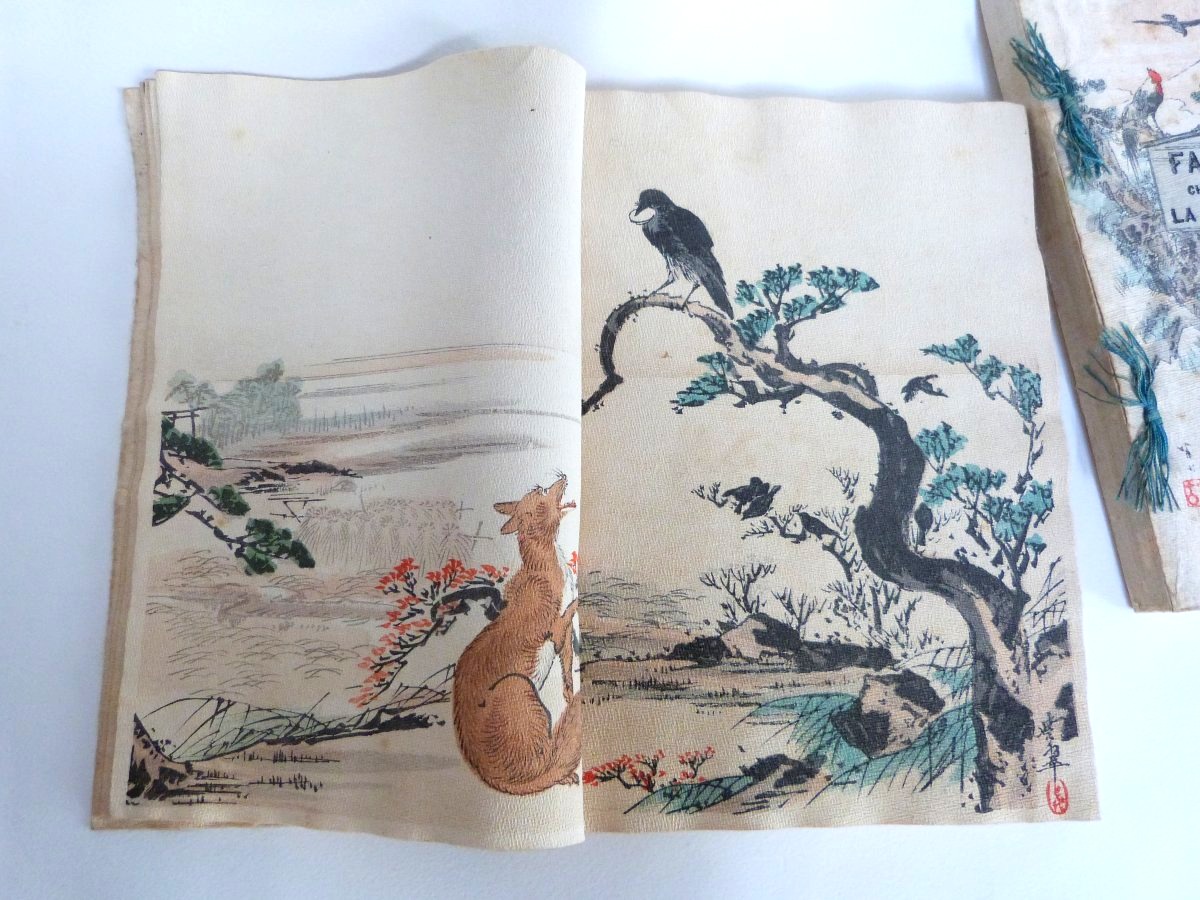 Fables By La Fontaine, Illustrated By Tokyo’s Finest Artists, 1894, Japonism, In A Slipcase -photo-1