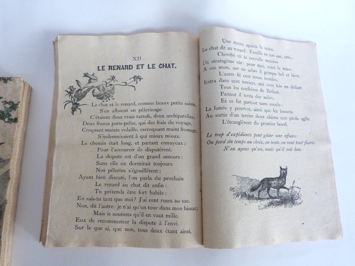 Fables By La Fontaine, Illustrated By Tokyo’s Finest Artists, 1894, Japonism, In A Slipcase -photo-3