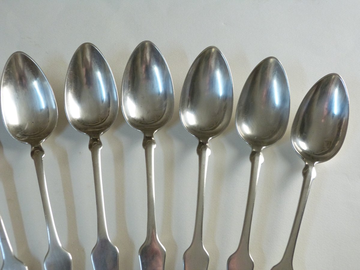 19th-century Vienna Solid Silver Cutlery, Austria-hungary -photo-1