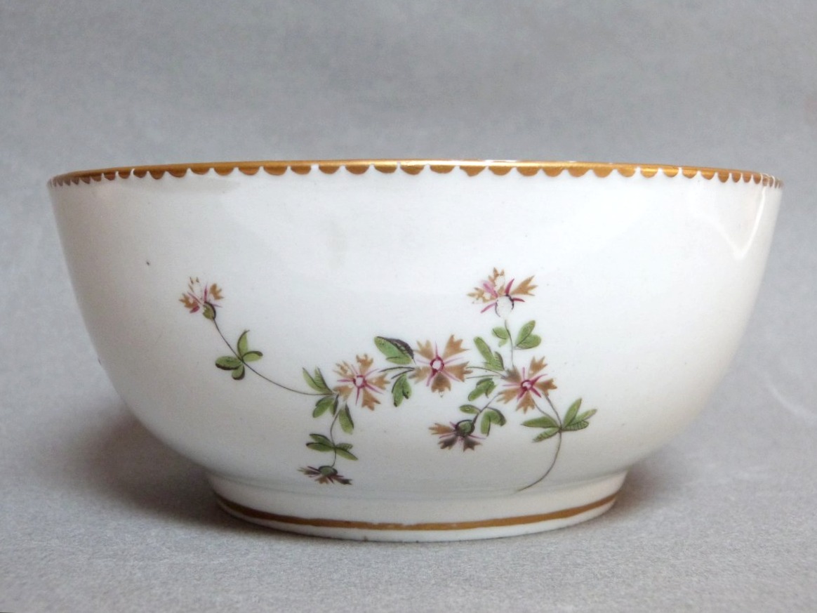 18th-century Porcelain Bowl From Paris, Signed "locré" -photo-2
