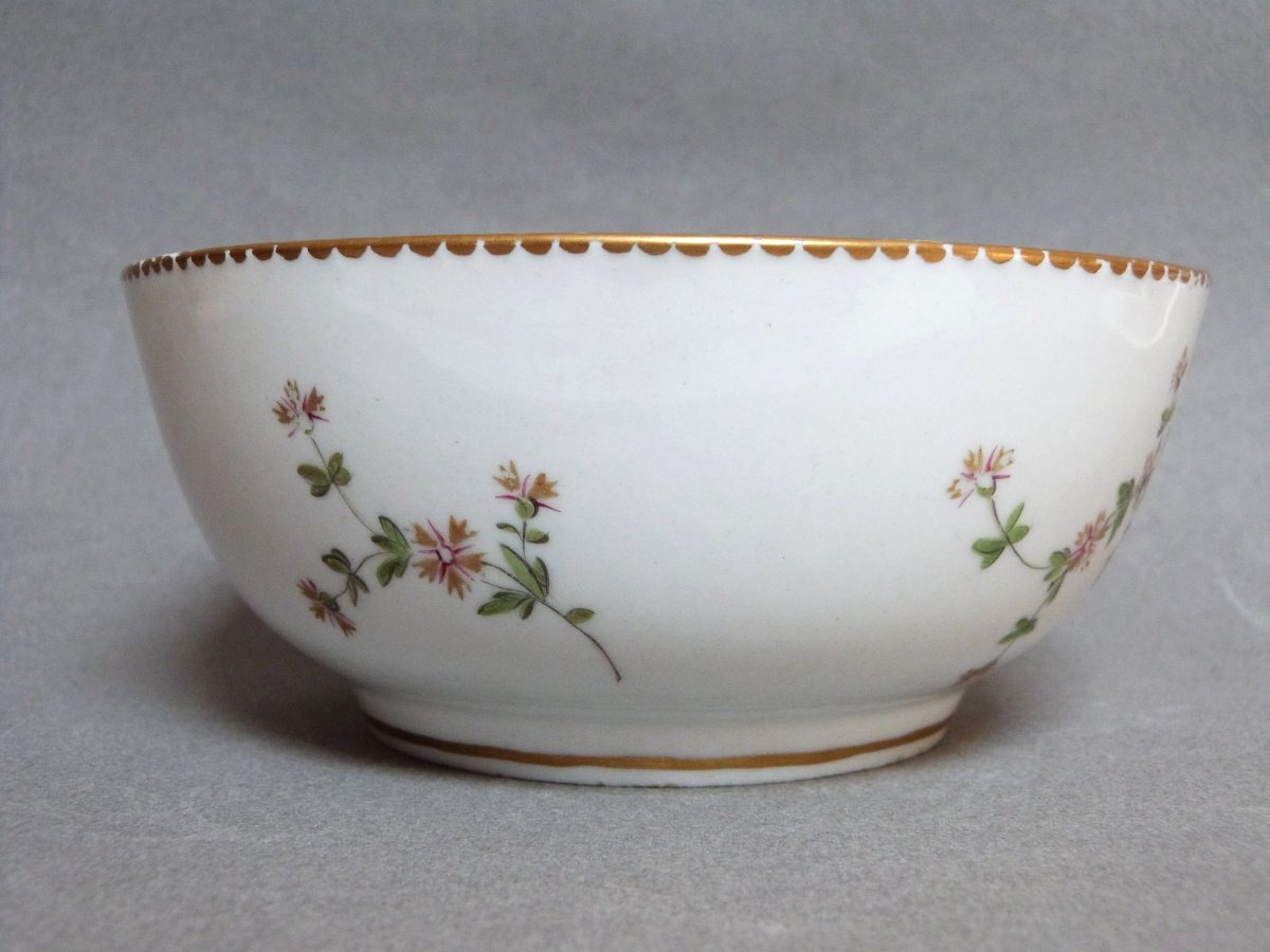 18th-century Porcelain Bowl From Paris, Signed "locré" -photo-3