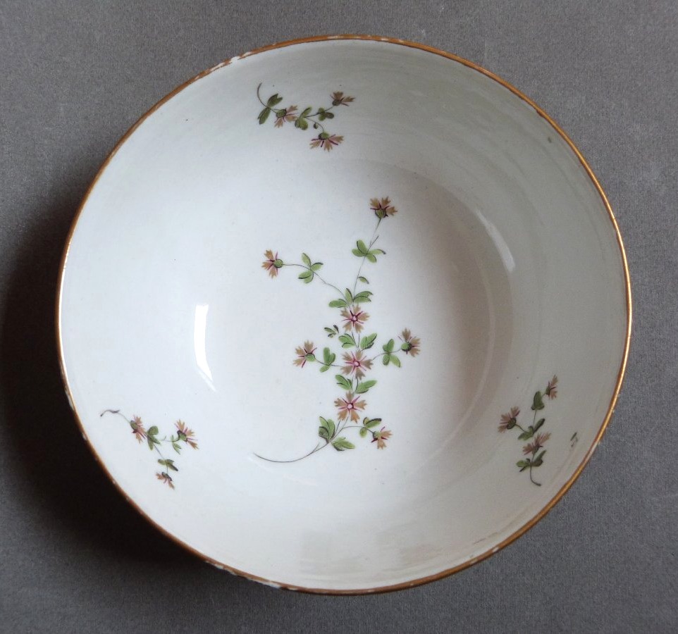18th-century Porcelain Bowl From Paris, Signed "locré" -photo-4