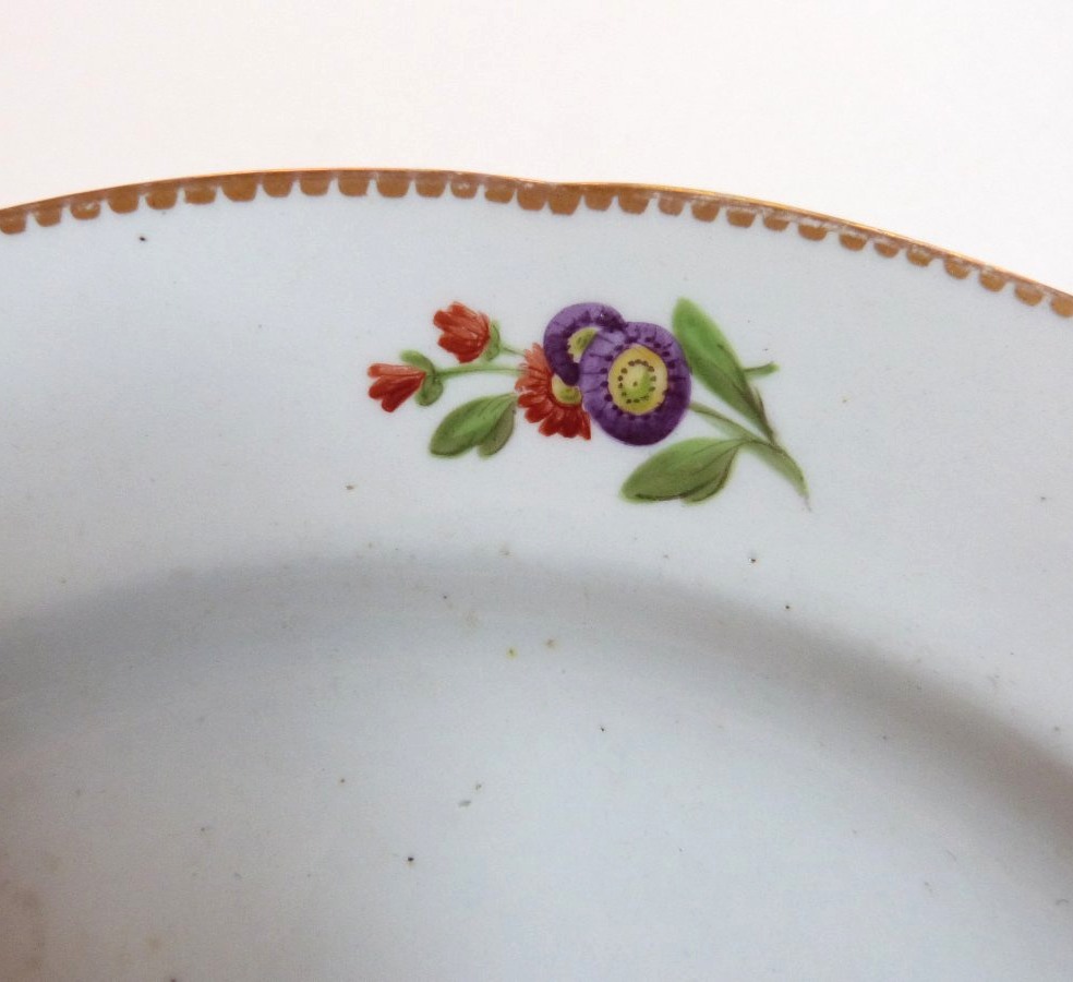 18th-century Porcelain Plate, Paris Or Brussels -photo-4