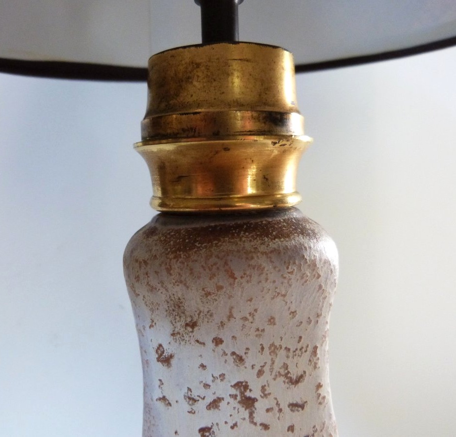 Atelier de Glatigny et G Keller vase pied de lampe art nouveau -photo-4