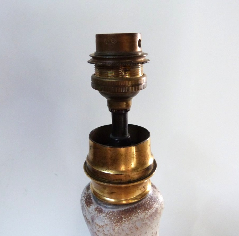 Atelier de Glatigny et G Keller vase pied de lampe art nouveau -photo-5