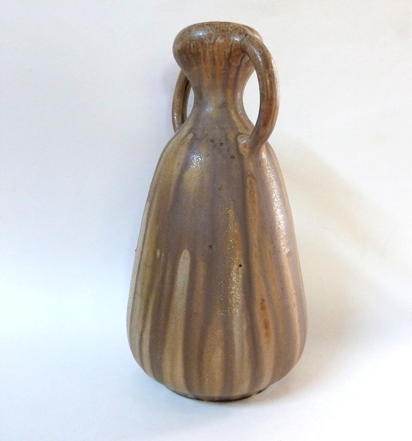 Alexandre Bigot vase en grès flammé art nouveau -photo-3