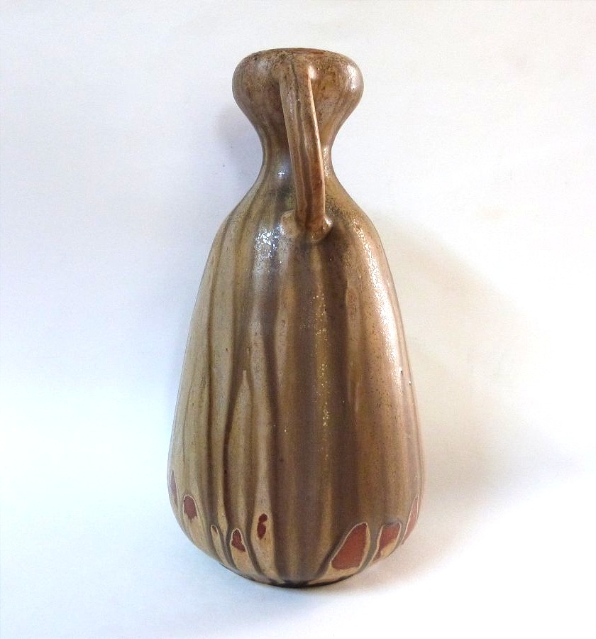 Alexandre Bigot vase en grès flammé art nouveau -photo-4