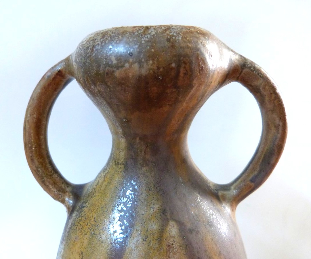 Alexandre Bigot vase en grès flammé art nouveau -photo-3