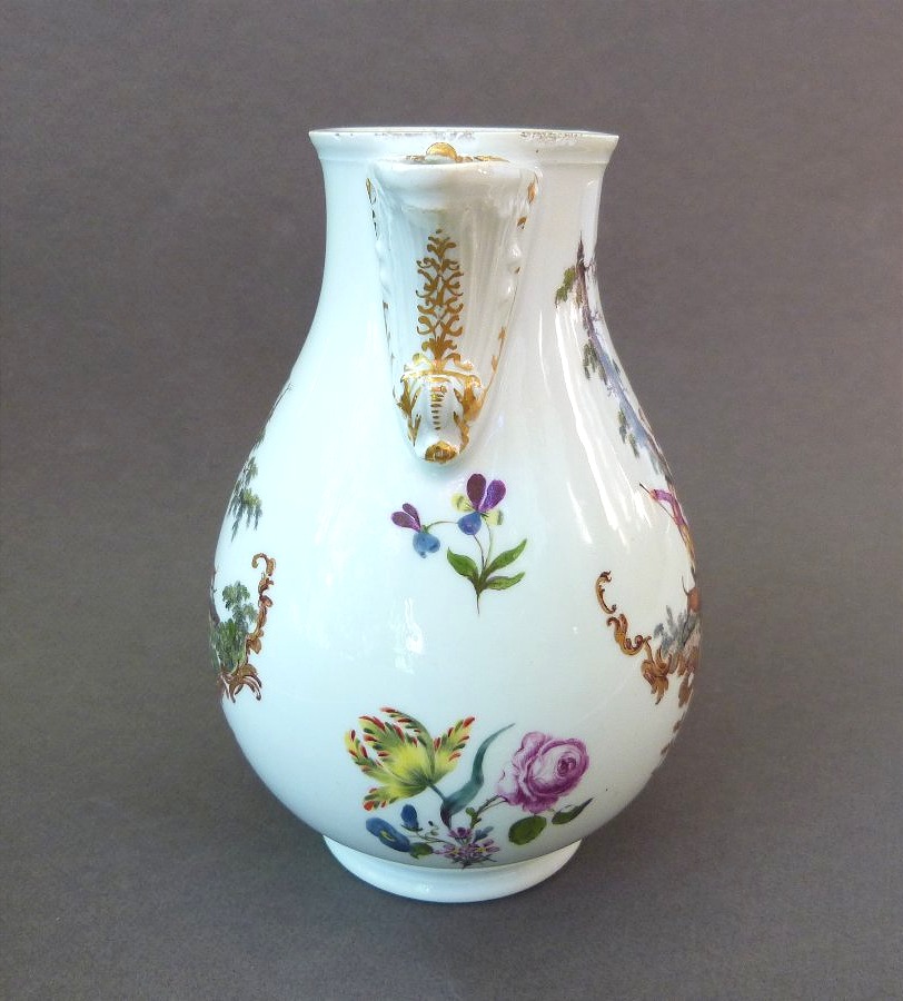 18th-century Meissen Pitcher With Hunting Motifs -photo-3