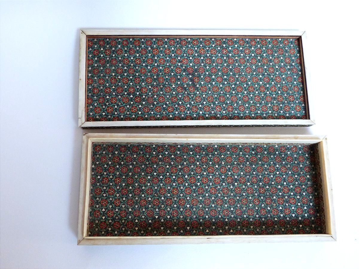Coffret boite en Marqueterie Khatam Kari Perse -photo-4